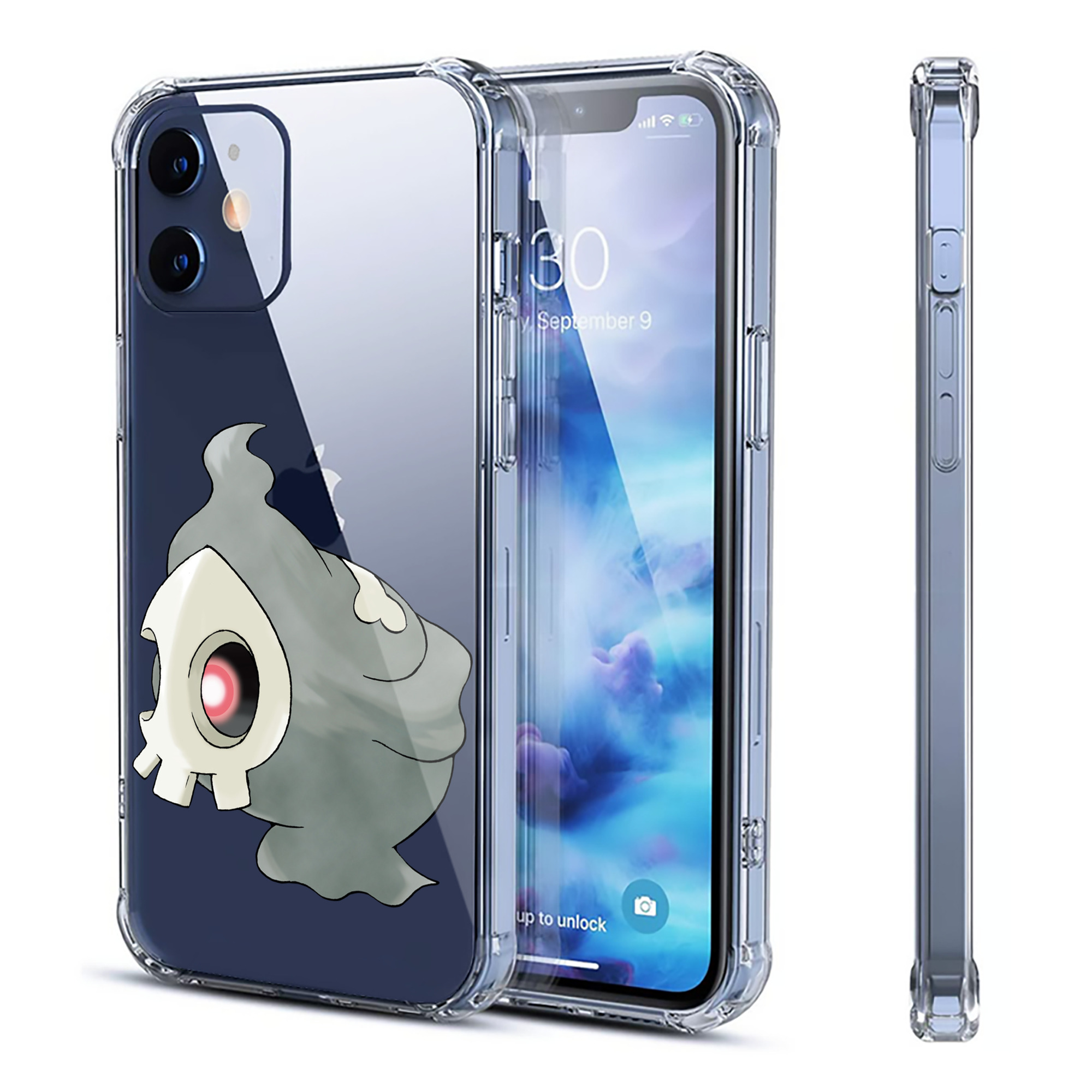 （画像用） ポケットモンスター Pokémon 【iPhone 12シリーズ対応】透明スマホケース（クリアソフトケース）